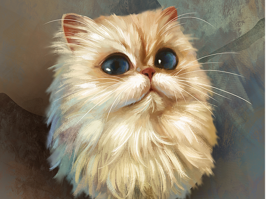 小猫插画