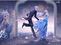 皓月霜华立绘海报