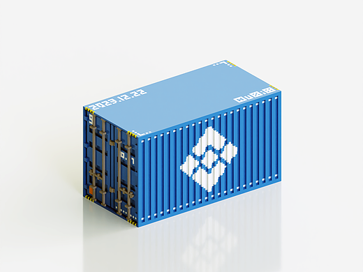 MagicaVoxel-蓝色炫酷跑车