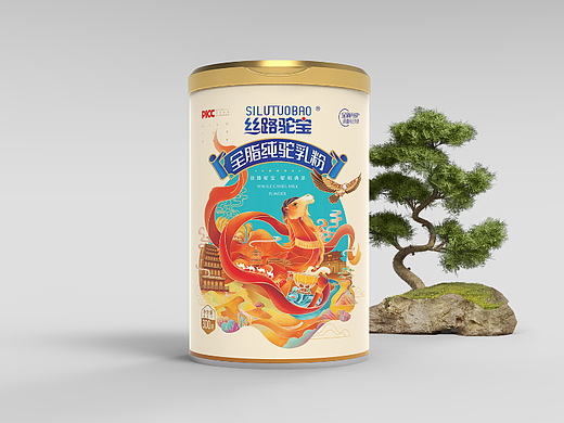 丝路驼宝X思越 | 国风驼乳粉系列包装