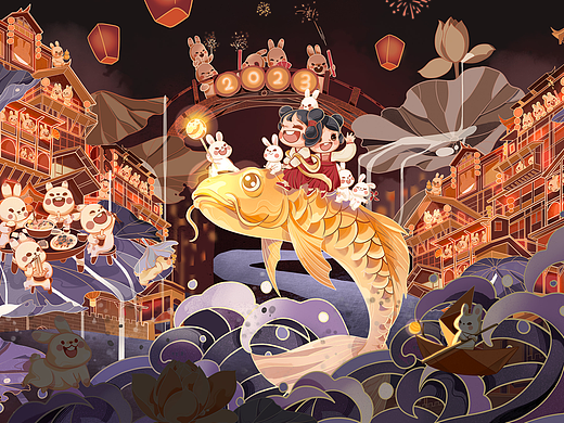 兔年春节贺图