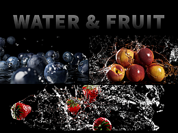 【Water&Fruit】小规模水模拟/流体特效超写实挑战