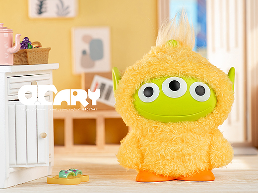 MGL TOYS 迪士尼皮克斯三眼仔毛绒变装系列拍摄