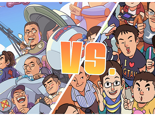 游戏电台哪家强？机核VS.游戏时光（个人主页-ZNjIyNjQ5NTY=） - 创作习作 - 站酷设计师贺小哼Hal原创素材 - 站酷ZCOOL