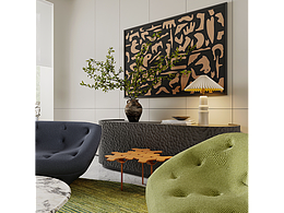 一不小心画到了杂志风的家