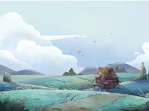 《戴小紅帽的狼》（個人主頁-ZNjIxNzE4NzI=） - 繪本 - 站酷設計師果也_原創(chuàng)素材 - 站酷ZCOOL