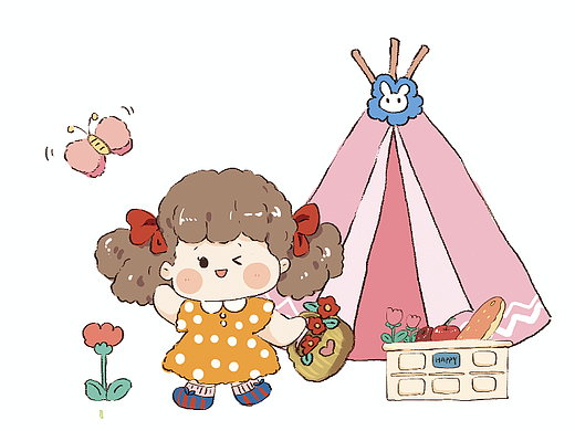 小团子去春游