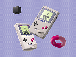 【产品渲染】Gameboy 练习作品