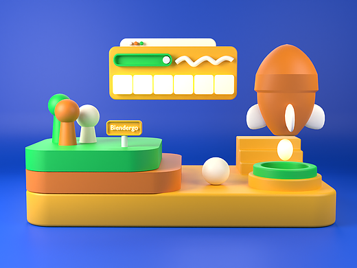 blender日常练习-临摹1