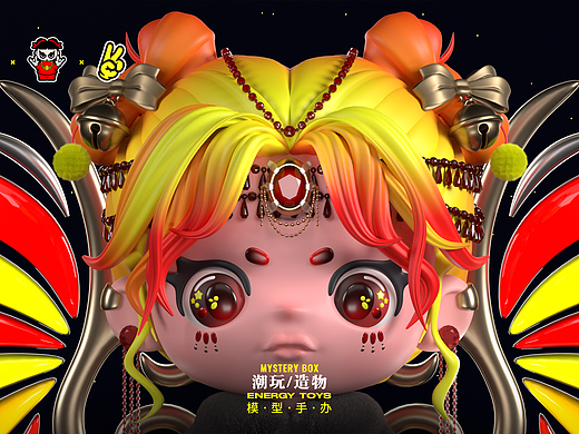 潮玩手办《妙趣宝仔》十二星座系列-狮子座 形象设计