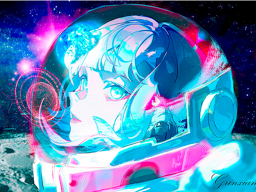 《赛博朋克边缘行者》露西在月球