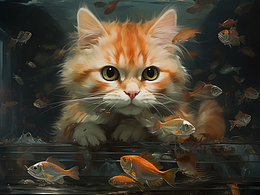 猫与鱼