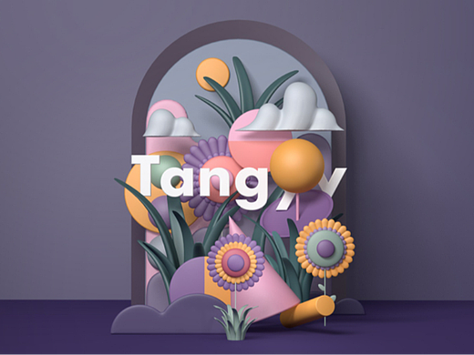 C4D Practice2（個人主頁-ZMzI4Nzc0OTI=） - 新銳潮流插畫 - 站酷設計師稻草怪原創(chuàng)素材 - 站酷ZCOOL