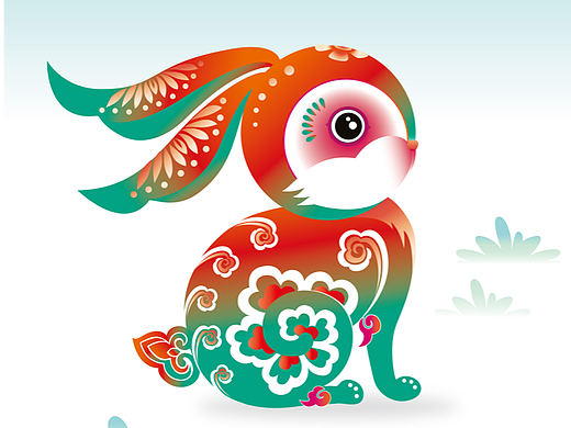 吉祥如意兔