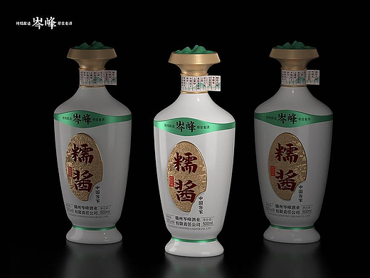 白酒包装设计【岑峰糯酱酒】