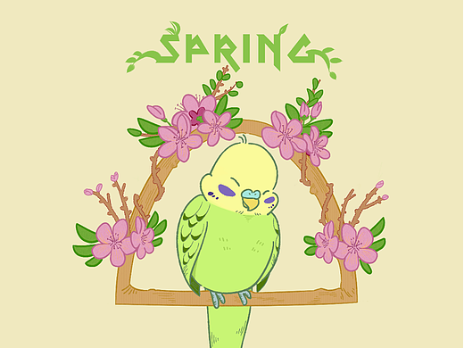 小鹦鹉睡jiojio系列-1