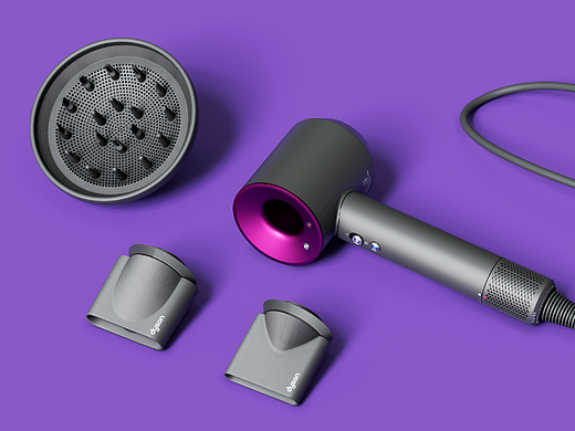 dyson supersonic建模練習(xí)（個人主頁-ZNjM0MTg4ODQ=） - 產(chǎn)品 - 站酷設(shè)計師60LL原創(chuàng)素材 - 站酷ZCOOL