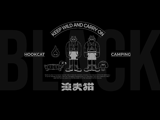 渔夫猫 HOOKCAT | BLACK魂黒系·产品设计