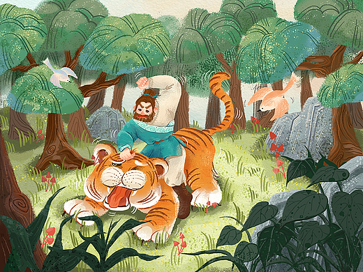 站酷苗桑老师课程结束练习合集（个人主页-ZNTk0MzA0OTY=） - 绘本 - 站酷设计师冯小都原创素材 - 站酷ZCOOL