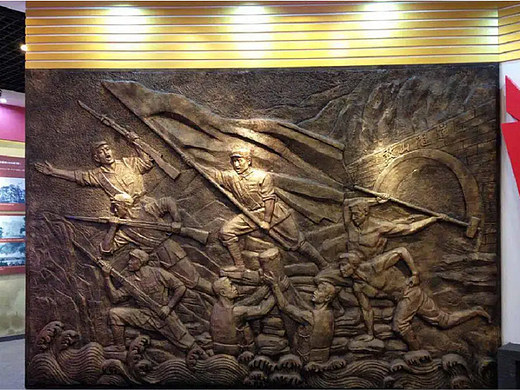 抗洪救援浮雕设计公司