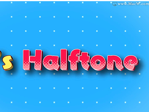 AE插件ms shalftone for mac(半色调效果插件) 