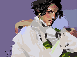 MANESKIN主唱DAMIANO DAVID 时尚插画(fans art)