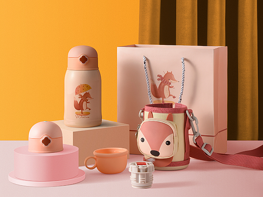 家居/儿童保温杯|产品摄影精修-KAMEN VISION