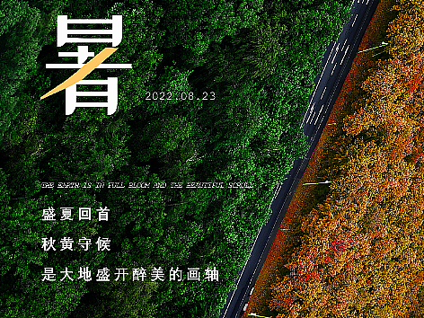 二十四节气海报-处暑/立秋/秋分