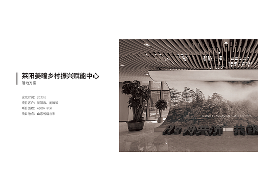 莱阳乡村振兴赋能中心平面版面设计｜展览展示｜展馆
