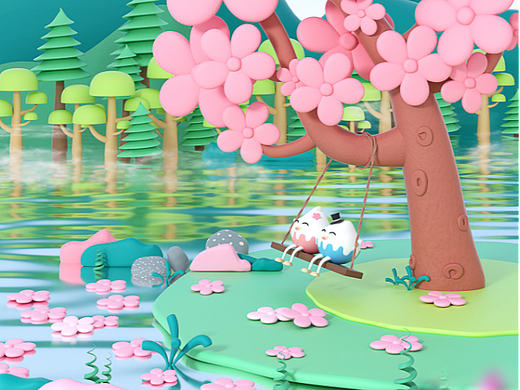 C4D建模渲染作業(yè)（個(gè)人主頁-ZNjI0MDYyODg=） - 場景 - 站酷設(shè)計(jì)師桀驁紫皇原創(chuàng)素材 - 站酷ZCOOL