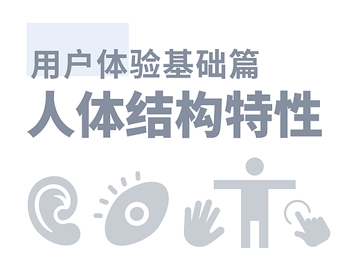 用户体验基础篇·人体结构特性