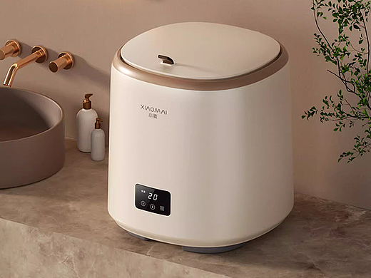 小麦自由品牌小型洗衣机详情页作品