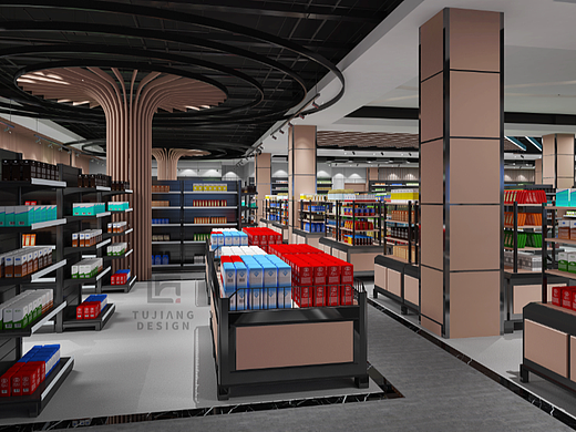 超市设计效果图！努力看的见！