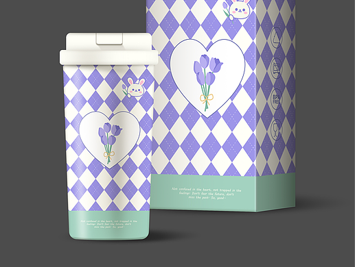 郁金香杯子图案原创可授权