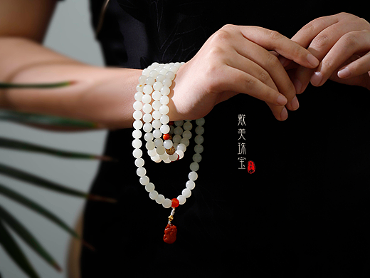 和田白玉项链系列