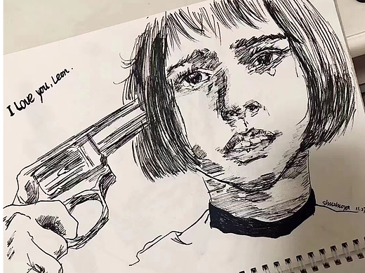 这个杀手不太冷（个人主页-ZNjI2NzAzMzI=） - 艺术插画 - 站酷设计师娅子er原创素材 - 站酷ZCOOL