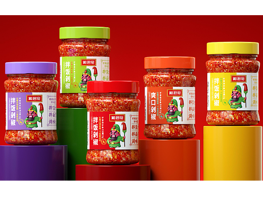 湘君府—拌饭剁椒产品包装设计