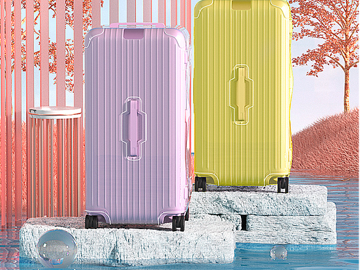 日默瓦箱子保护套 碳灰 薰衣草紫