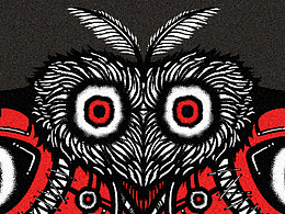 大撲棱蛾子 + 鵝膏菌 = ？| 百目蛾菌 | 原創(chuàng)插畫