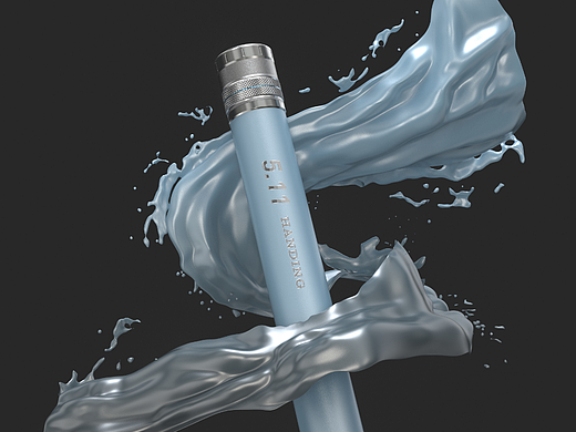 鱼竿_汉鼎花纹钢