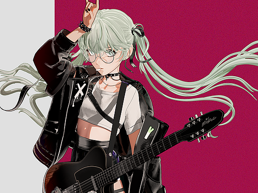Miku J-Rock（自制Miku无偿开源）