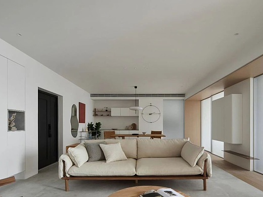 藤编原木风+极简金属感，110㎡适老宅都想提前退休了