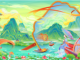 插画之《行舟》