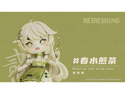 春水煎茶｜原创-潮玩-手办-BJD