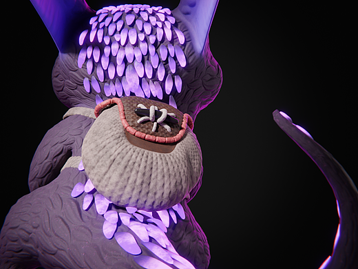 Blender可爱生物雕刻-个人练习作品