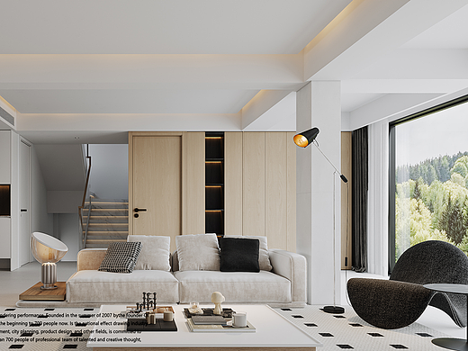 黑白交替的韻律奏響生活（個(gè)人主頁-ZNjgzMDExOTY=） - 家裝設(shè)計(jì) - 站酷設(shè)計(jì)師圖夫x金該_效果圖原創(chuàng)素材 - 站酷ZCOOL