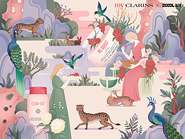 【好食肌 长绽放】my CLARINS山水梦境 生灵物语