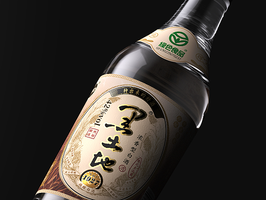 原创丨美威策略 黑土地 光瓶白酒包装 纯粮白酒 复古