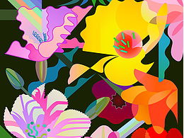 郁金香🌷构成图案设计