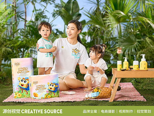 趣多多纸尿裤母婴用品拍摄